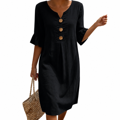 Romane | Lässiges Kleid mit Blumenmuster