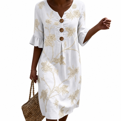 Philippine | Lässiges Kleid mit Blumenmuster
