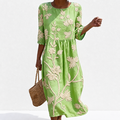 Apolline | Lässiges Kleid mit Blumenmuster