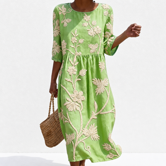 Apolline | Lässiges Kleid mit Blumenmuster