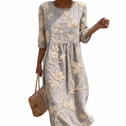 Coralie | Lässiges Kleid mit Blumenmuster