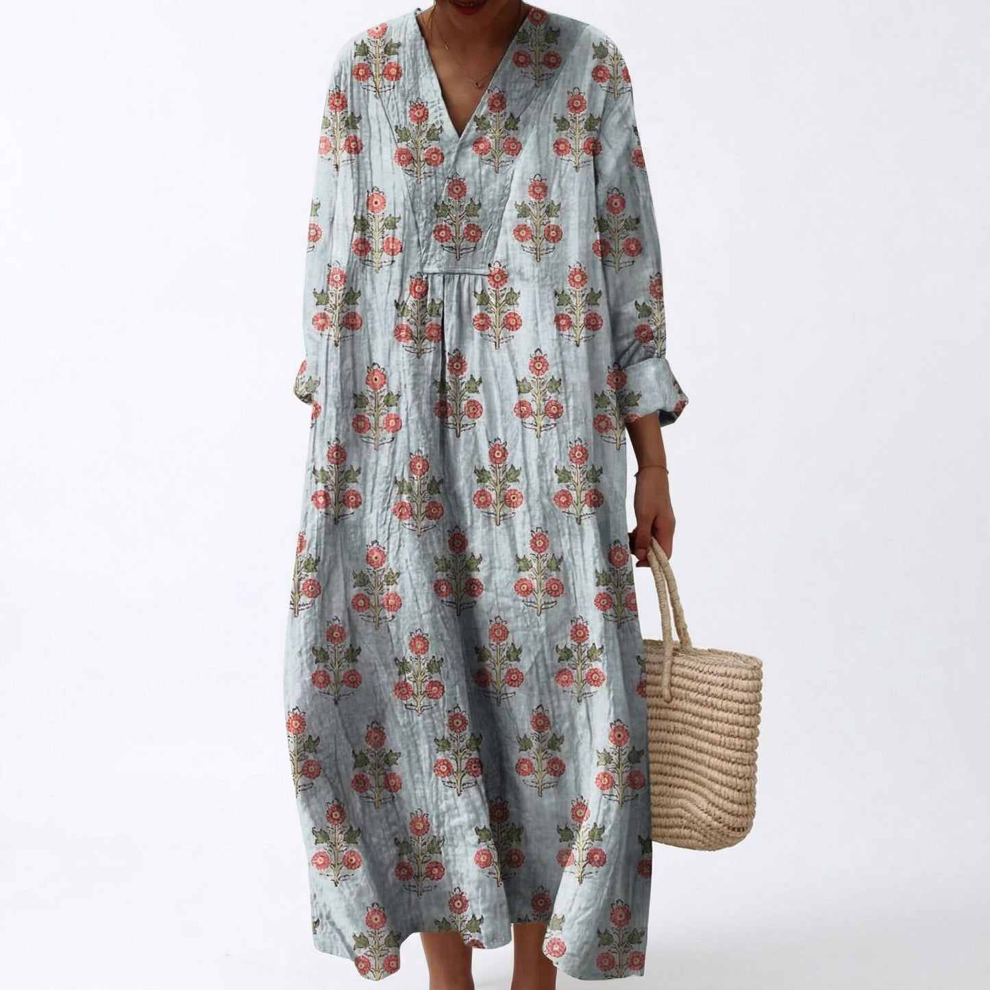 Rebekka | Schmeichelndes bedrucktes Sommerkleid