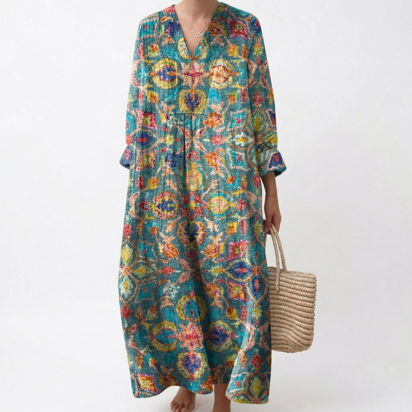 Frida | Schmeichelndes bedrucktes Sommerkleid