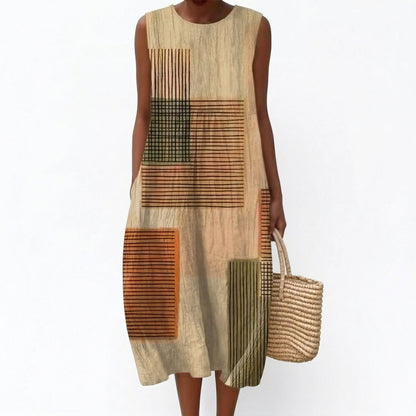 Therese | Bequemes ärmelloses Sommerkleid