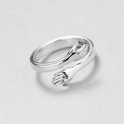 Isolde | Verstellbarer Hug-Ring aus Silber