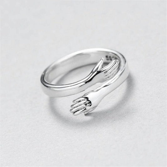 Isolde | Verstellbarer Hug-Ring aus Silber