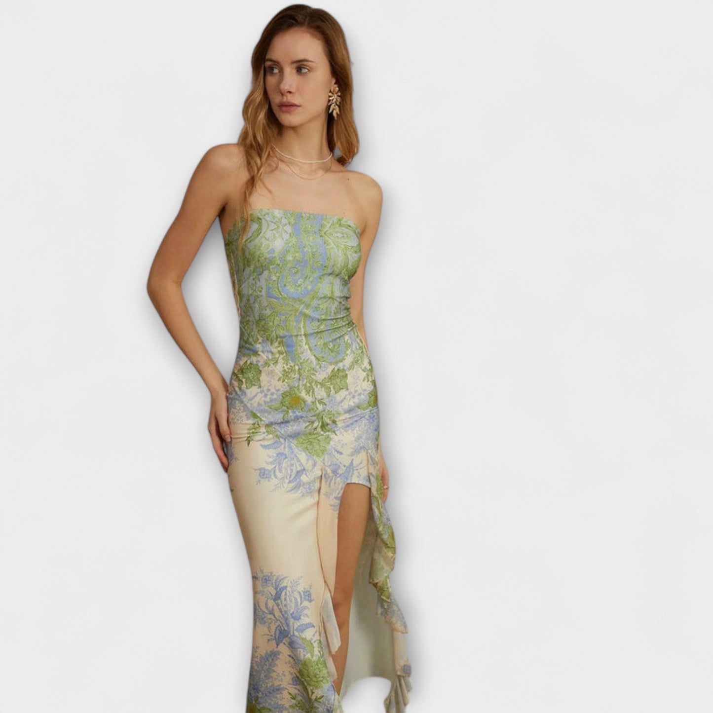 Aria | Cremefarbenes Strapless-Kleid von Sea & Salt