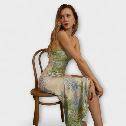 Aria | Cremefarbenes Strapless-Kleid von Sea & Salt
