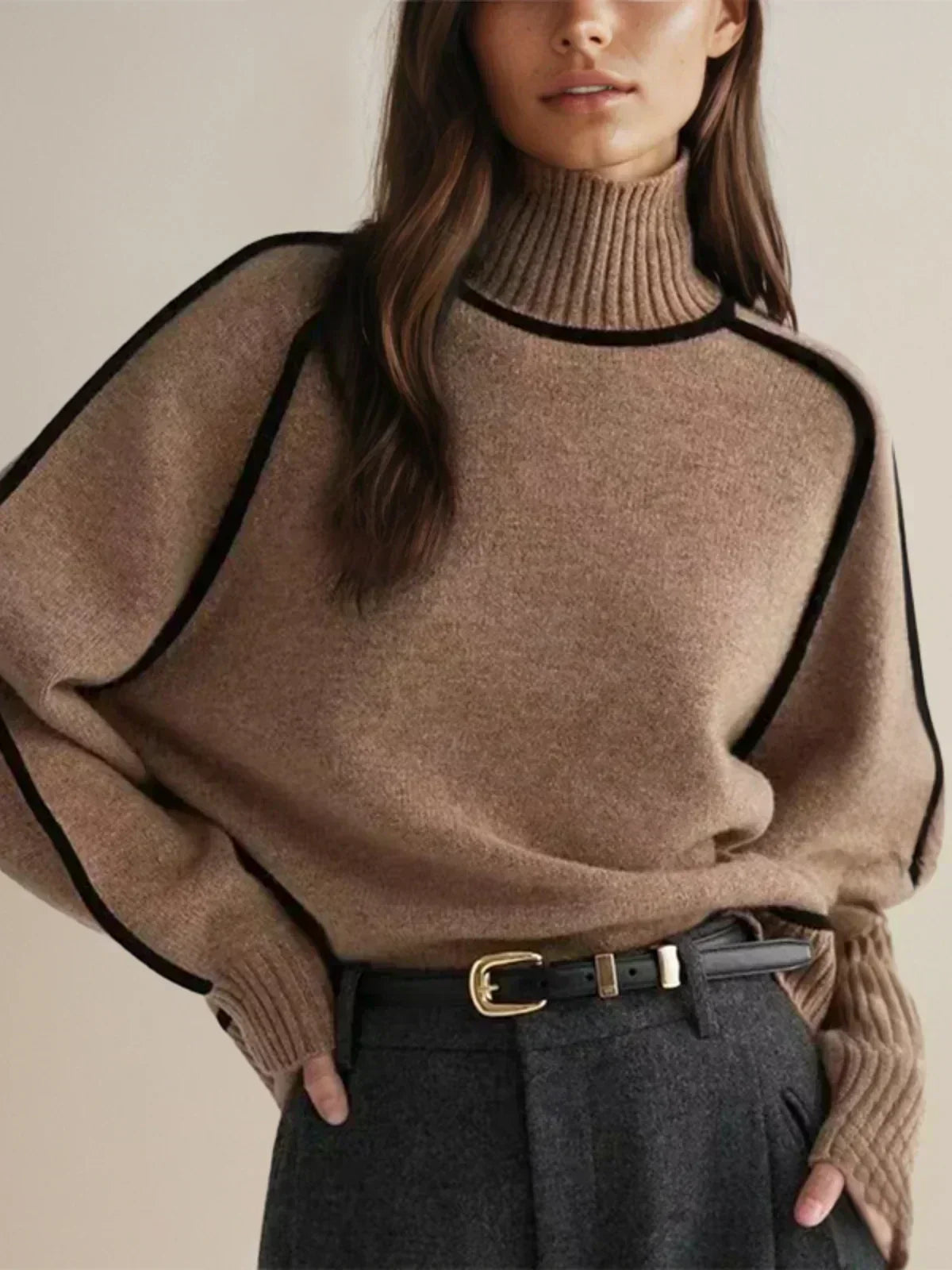 Karolina | Eleganter Rollkragenpullover