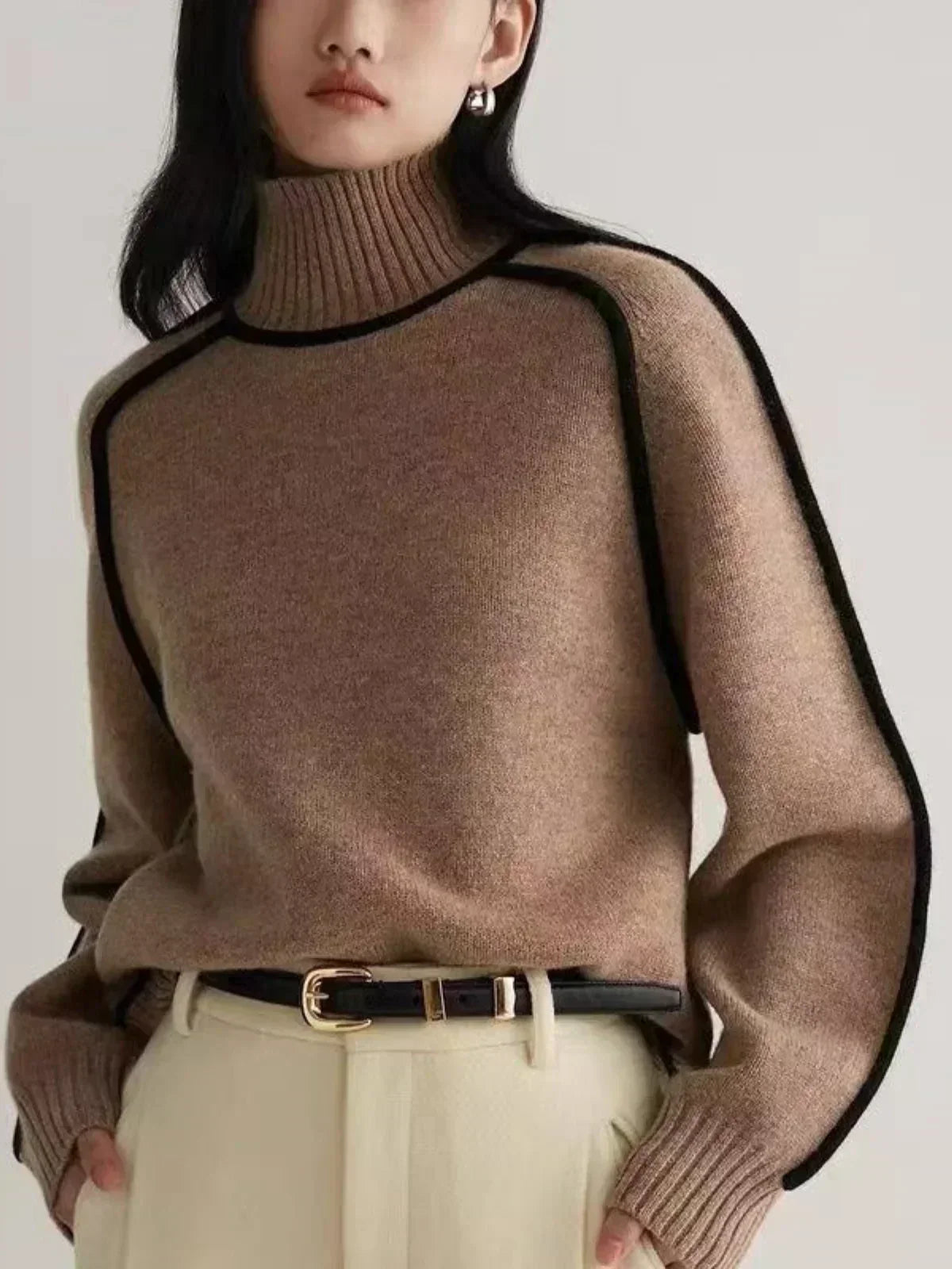 Karolina | Eleganter Rollkragenpullover