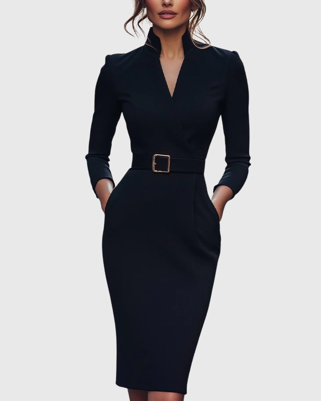 Claudia | Das Power-Maxikleid mit Gürtel