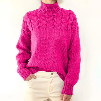 Leila | Warmer gestrickter Rollkragenpullover