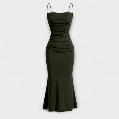 Mia Muse - Pinkes elegantes Party-Maxikleid