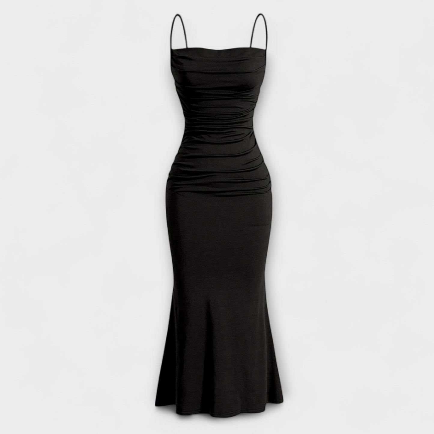 Mia Muse - Pinkes elegantes Party-Maxikleid