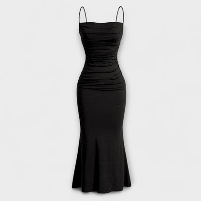 Mia Muse - Pinkes elegantes Party-Maxikleid