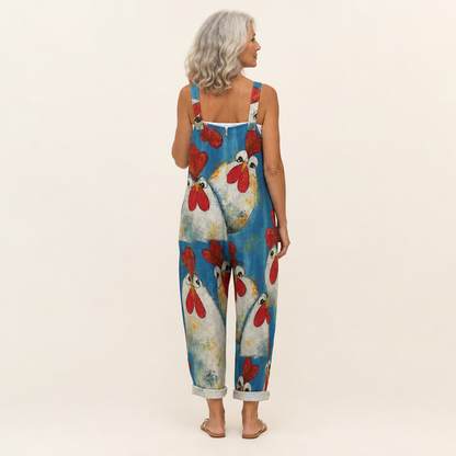 Konstanze | Mohnblumen-Print Boho lebendig