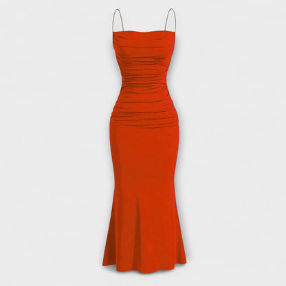 Mia Muse - Pinkes elegantes Party-Maxikleid