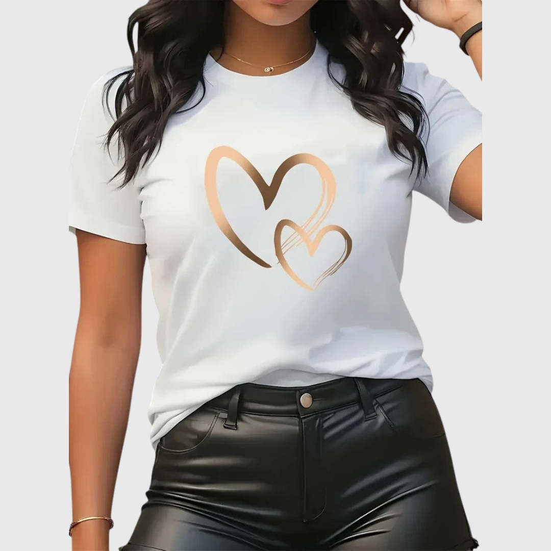 Ava | Bequemes Kurzarm-Shirt