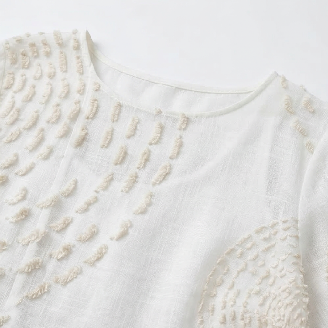 Anaïs | Lässiges besticktes Kleid