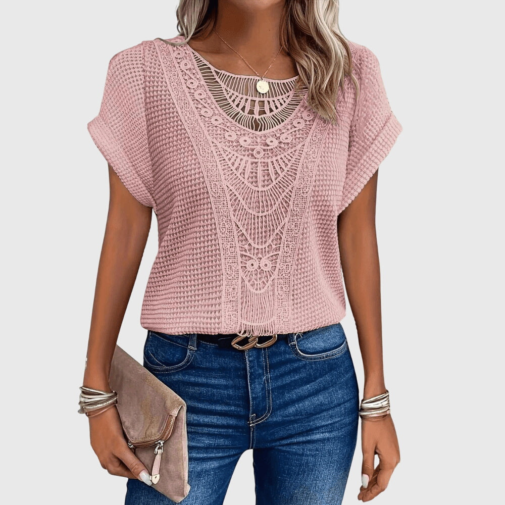 Georgette | Elegante Bluse im Ibiza-Stil