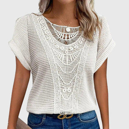 Georgette | Elegante Bluse im Ibiza-Stil