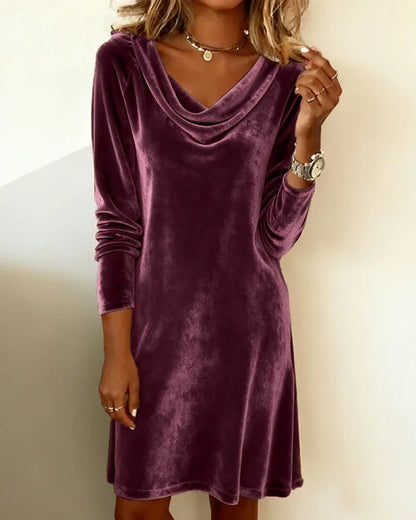 Nesa | Weites Samtkleid