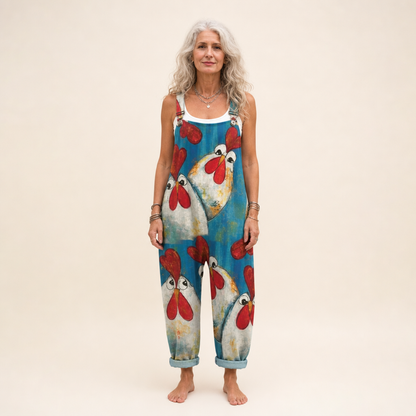 Konstanze | Mohnblumen-Print Boho lebendig