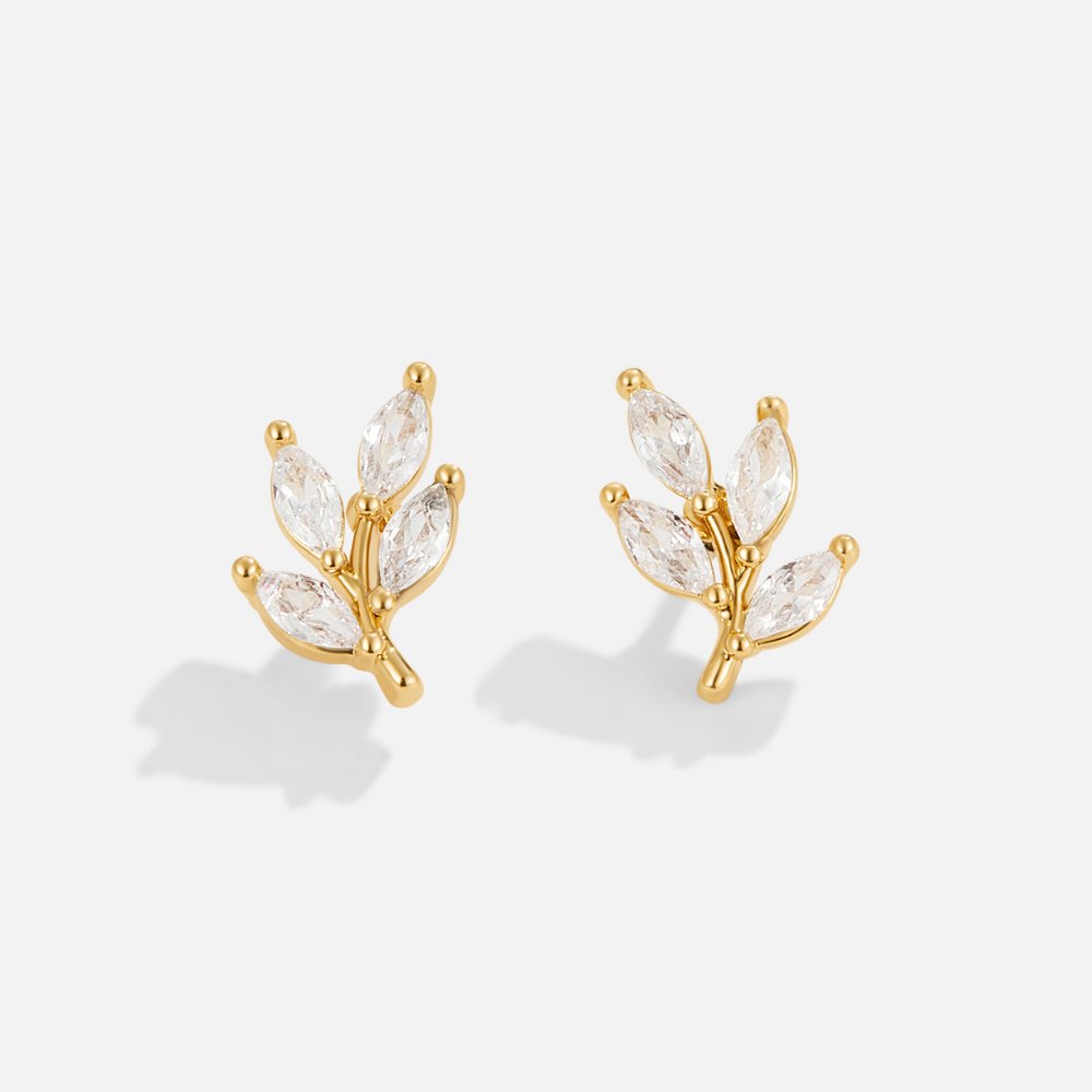 Romina | Elegante goldene Ohrringe