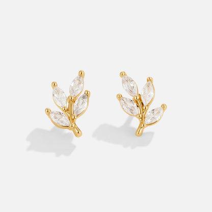 Romina | Elegante goldene Ohrringe