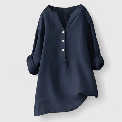 Isabelle | Elegante Bluse mit Knopfleiste