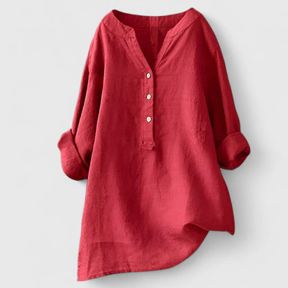 Isabelle | Elegante Bluse mit Knopfleiste