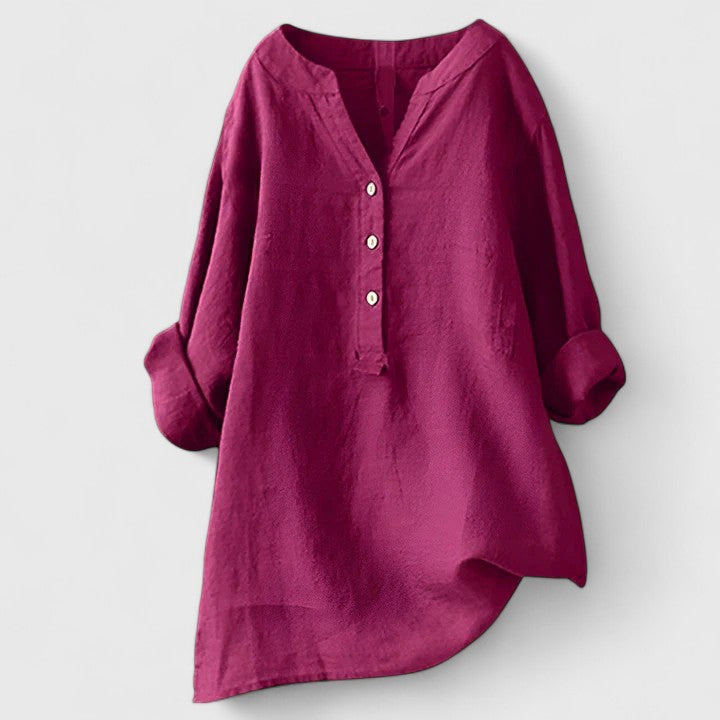 Isabelle | Elegante Bluse mit Knopfleiste