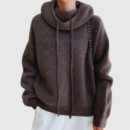 Jeanette | Bequemer Strick-Hoodie