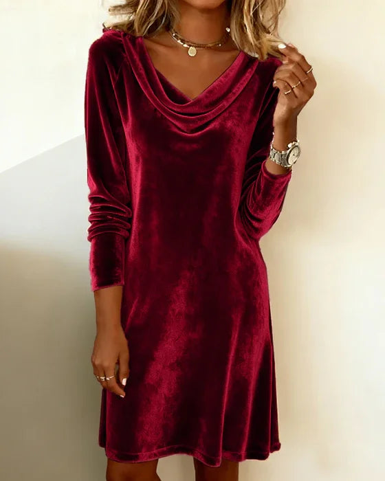 Nesa | Weites Samtkleid