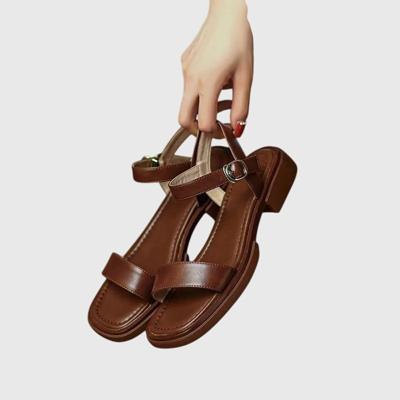 Ines | Orthopädische Sandalen aus Leder