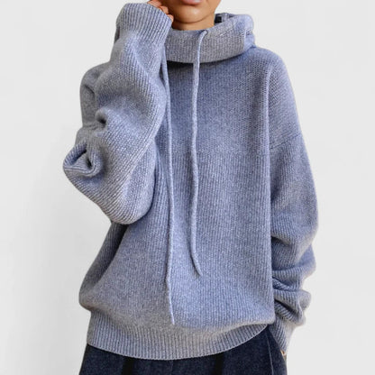 Jeanette | Bequemer Strick-Hoodie