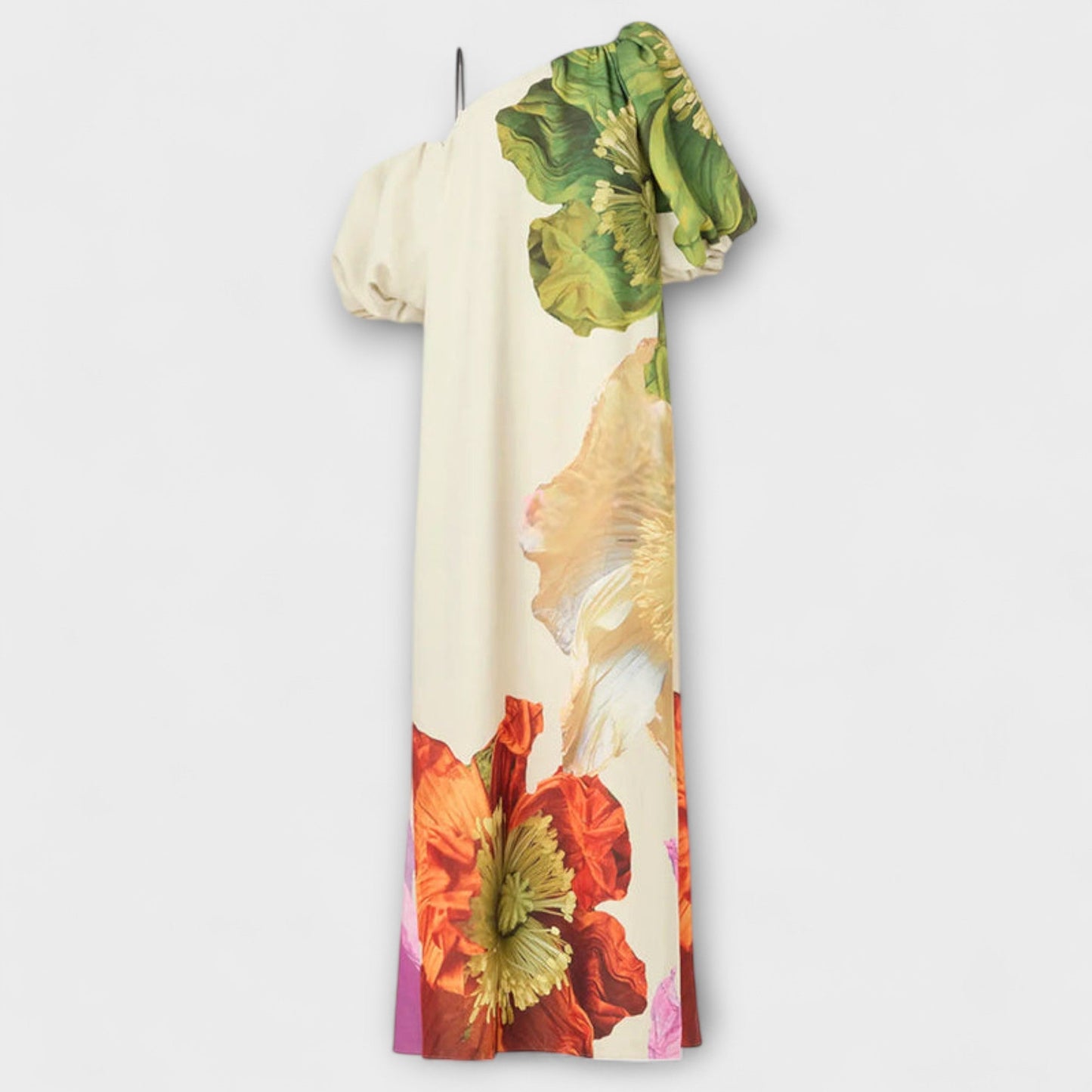 Skylar - Maxikleid mit Blütendruck und Puffärmeln