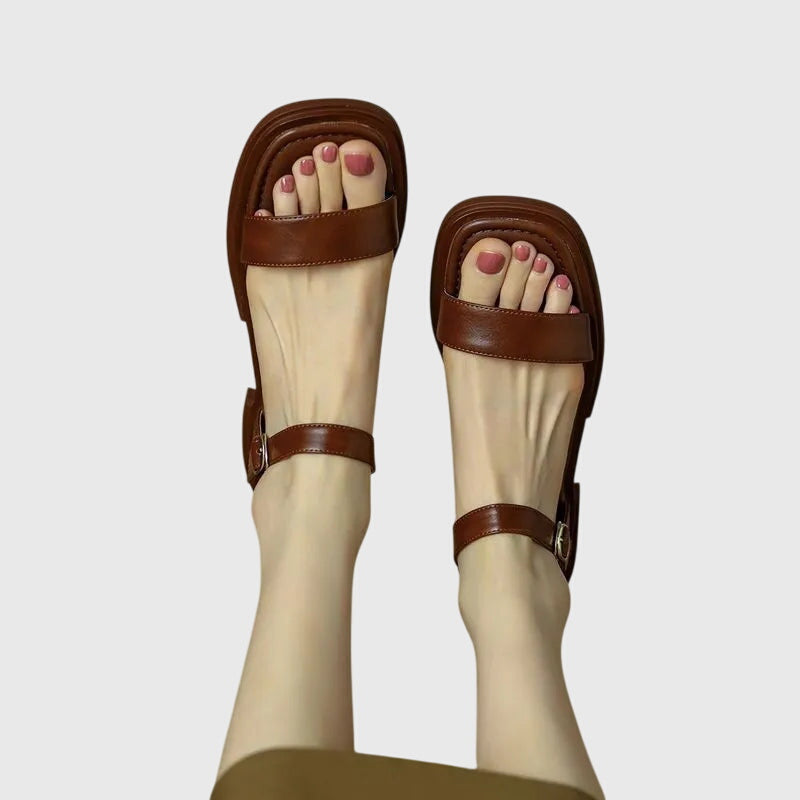 Ines | Orthopädische Sandalen aus Leder