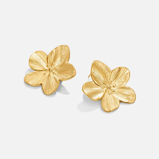 Yasmin | Elegante goldene Ohrringe