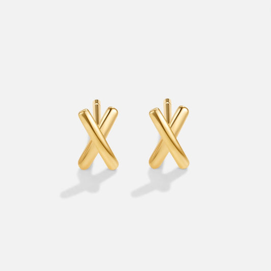 Alessandra | Elegante goldene Ohrringe
