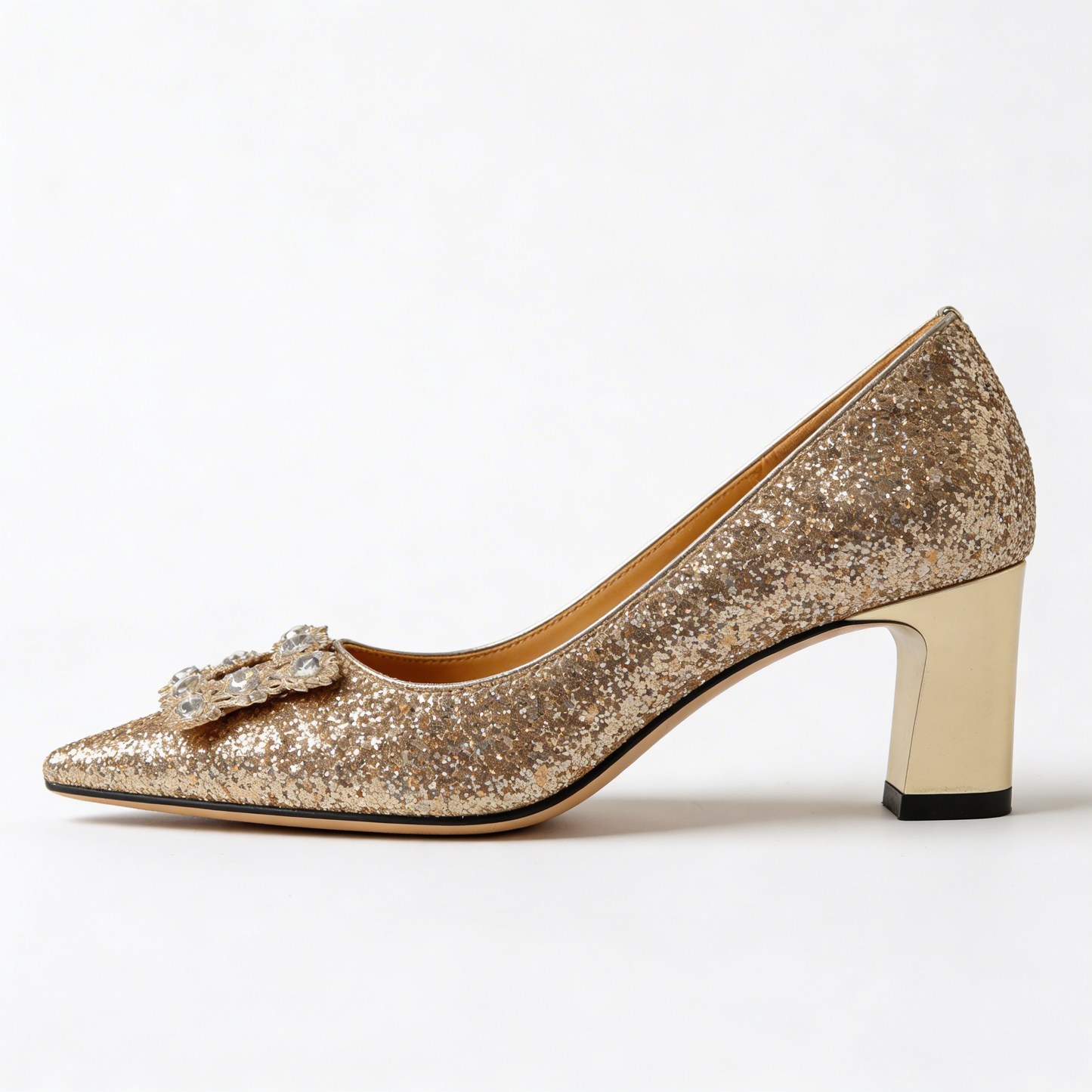 Magdalena | Orthopädischer Absatz mit Brokat (oder "mit Brokat")