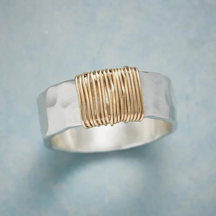 Andrea | Elegantes doppeltes Goldarmband
