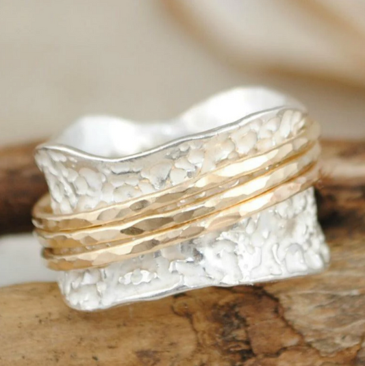 Bettina | Elegantes doppeltes Goldarmband