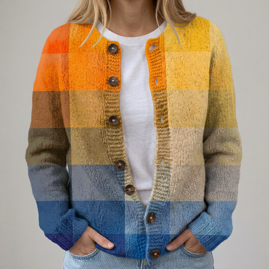 Emma | Gemusterte Strickjacke