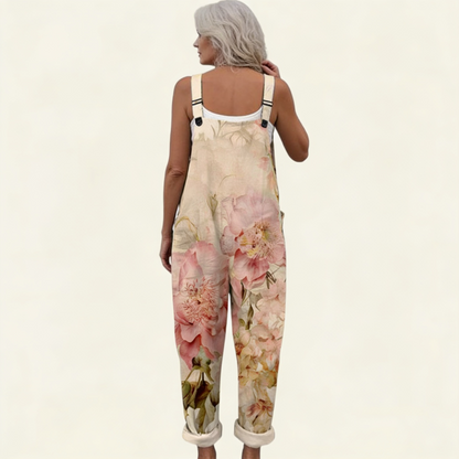 Heidrun | Latzhose mit Pastellblüten