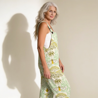 Philomena | Latzhose mit floralen Arabesken