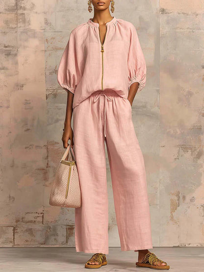 Henrietta | Zweiteiliges Set mit Hemd und weiter Hose