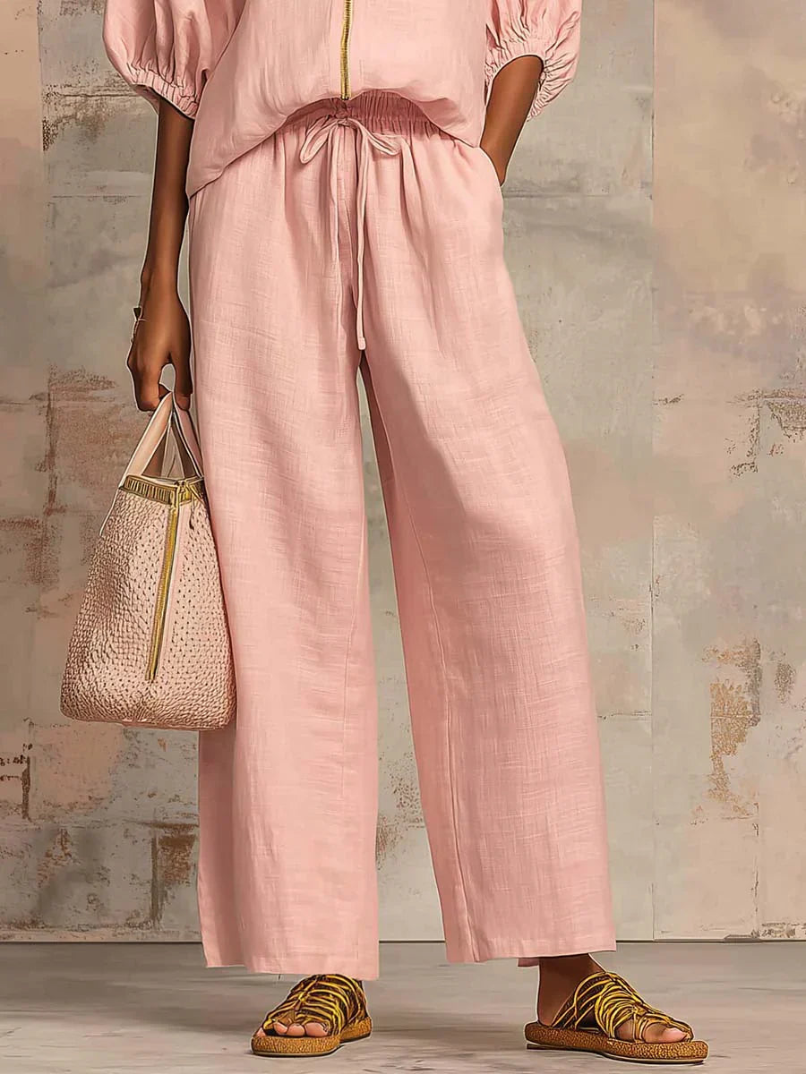 Henrietta | Zweiteiliges Set mit Hemd und weiter Hose