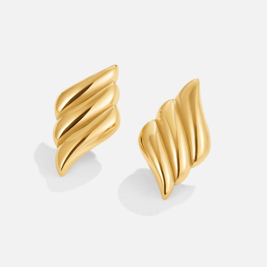 Vivien | Elegante goldene Ohrringe