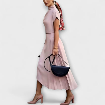 Amelia | Weisses asymmetrisches Urban-Kleid